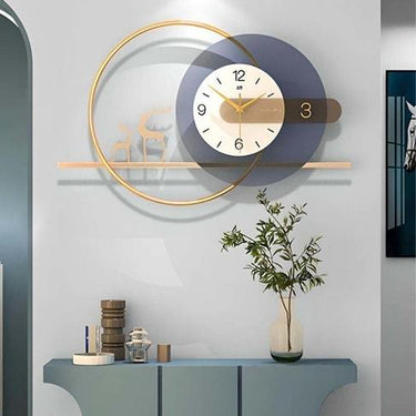 Iron wall clock 80*42cm