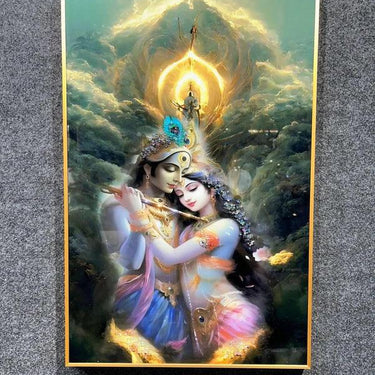 Radha Krishna crystal Frame