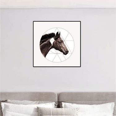 Animals Horse Head Modular Pictures Wall Print Pictures for Living Room