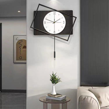 Geometric Shaped Contemporary Wall Clock