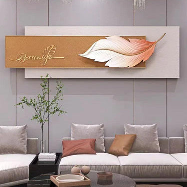 The Altruistic Leaf 3D Resin Wall Art Decor 32 x 62 Inches