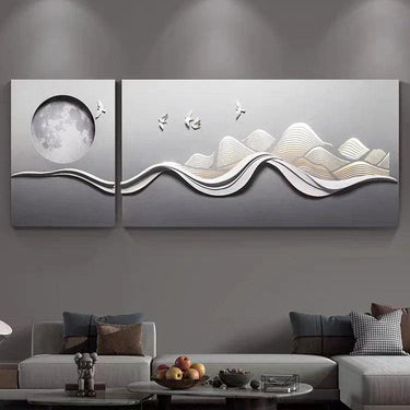 The Altruistic 3D Resin Wall Art Decor 32 x 62 | 32 x 24 Inches