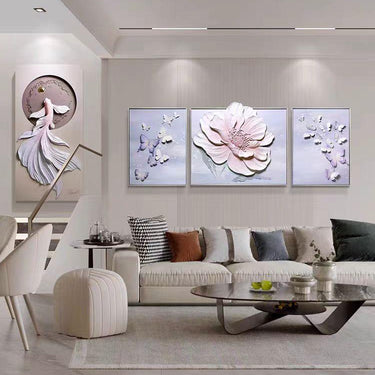 Luxury & Premium 3D Wall Art Decor 60×80(2)+80×100(1) CM