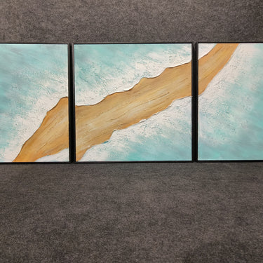 Set Of 3 Handmade Painting For Home Decor 60*80,80*80