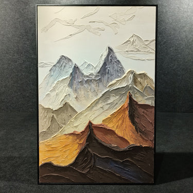 Mountain Handmade Painting for Home Office Studio Living Room Decoration 80*120