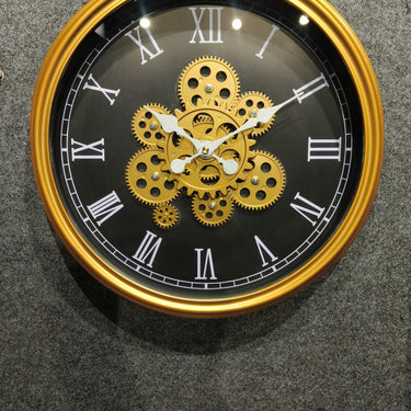 Decorative Gear Wall Clock for Living Room Decor (size 43 CM)