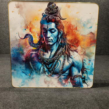 Crystal Painting Of lord Shiva for Home Decor Living Room Decoration 60*60CM