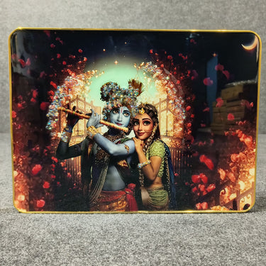 Beautiful Crystal painting of Radha Krishna for Home Decor also Best Weddioing Gift 30*40CM