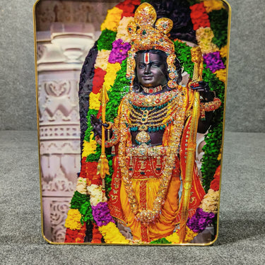 Crystal painting of Shree Ram Lala for for Home Decor Living Room Decoration 30*40CM