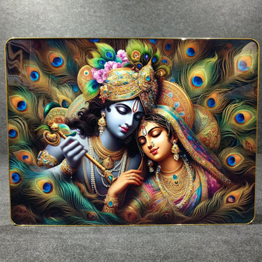 Beautiful Crystal Painting of Radha Krishna for Home Decor 60*80CM