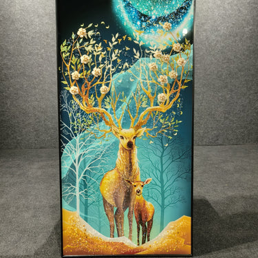 Crystal Painting of Christmas Deer for home decor 60*120cm