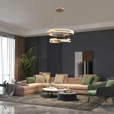 GOLDEN CHALET Chandelier Double