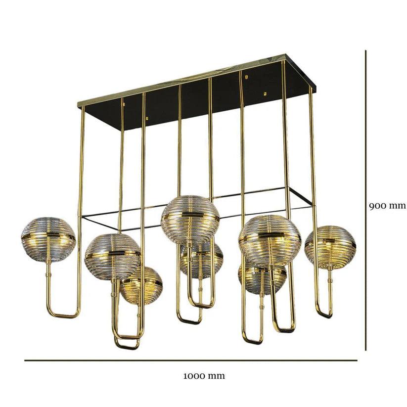 Grand Linear Chandelier Light