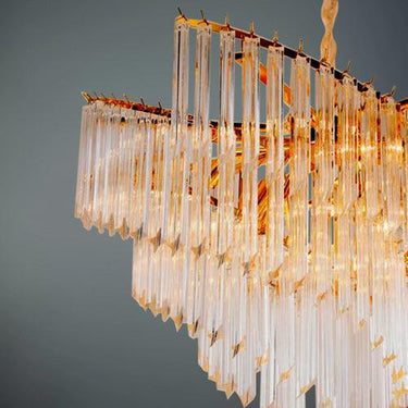 Lineary Crystal Chandelier