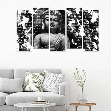 Enlightened Series of Buddha Wall Painting (Set of 5)