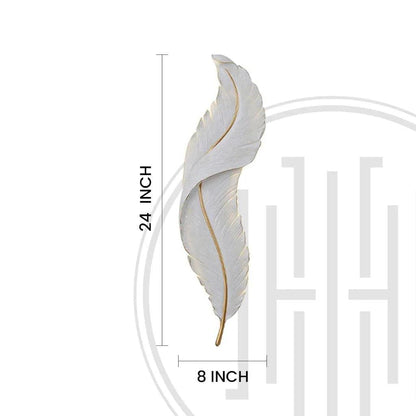 Snowy Quill Wall Light