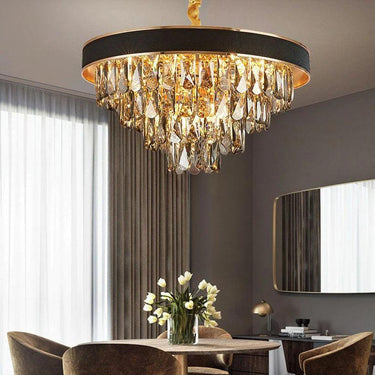 Signsy Black Oval Chandelier