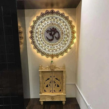 OM Wall Decor With LED