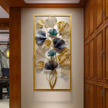 Floral Frame Metal Wall Art