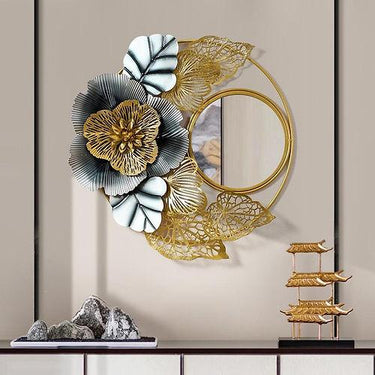 Soothing Interiors Floral Wall mirror