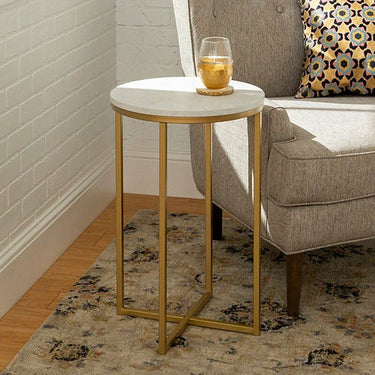 Soothing Interiors Round End Side Table