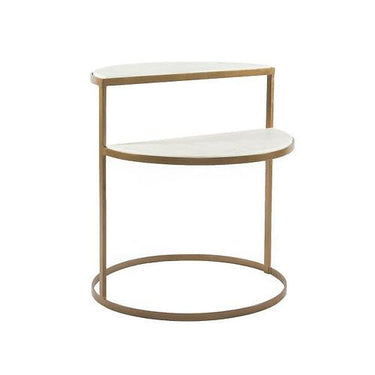 Soothing Interiors Marla Marble End Table