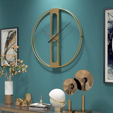 Soothing Interiors Modern Gold Wall clock