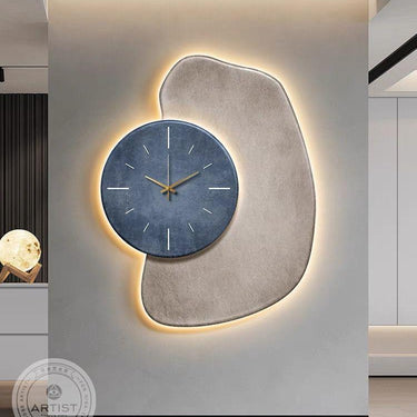 Luxury Living Room Wall Clock, Light Large Stylish Clock, Quartz Art, Unique Modern Design, Silent Bedroom Decor